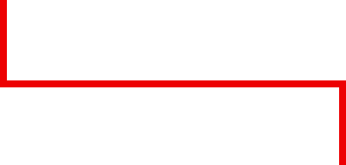 A red line is drawn across the top of a green background.