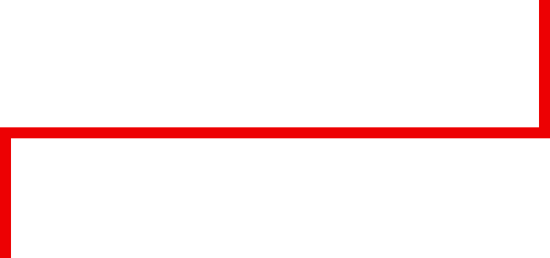 A red line is drawn across the top of a green background.